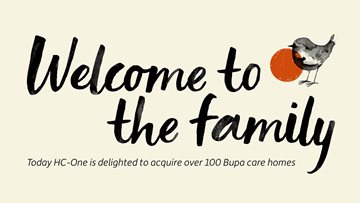 HC-One Welcomes New Residents, Relatives a Colleagues As It Completes On Acquisition Of Over 100 Bup